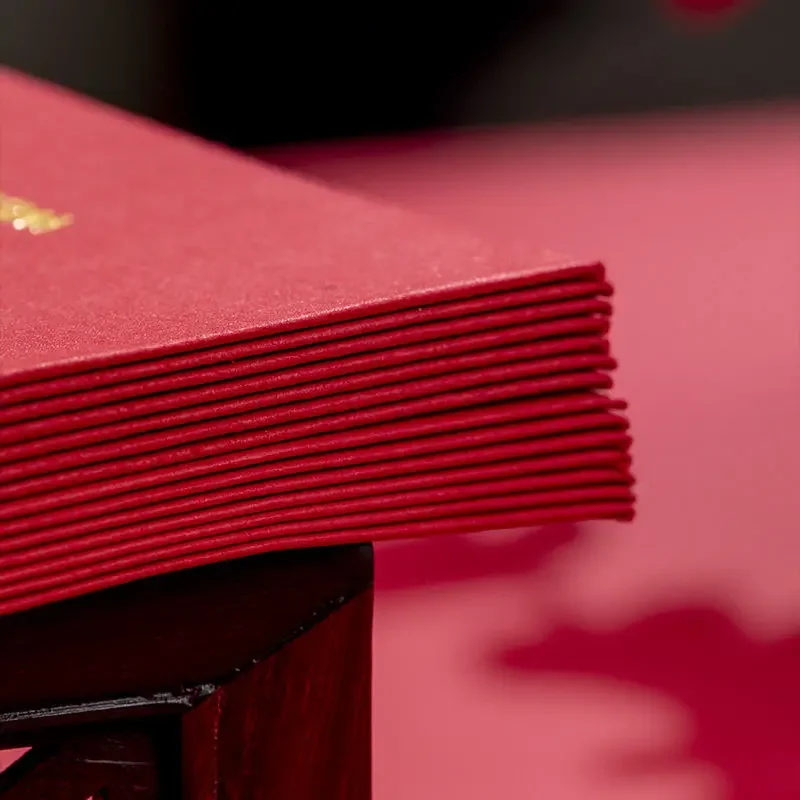 20pcs Wedding Red Envelopes Traditional Marriage Gift Bag Double Happiness Lucky Pocket Chinese  Hongbao Wedding Decoration