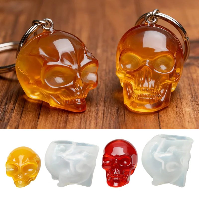 

1 шт. силиконовая форма с головой черепа инопланетянина 3D формы для свечей со скелетом на Хэллоуин креативный декор для шоколадного ледяного торта форма для выпечки ручной работы