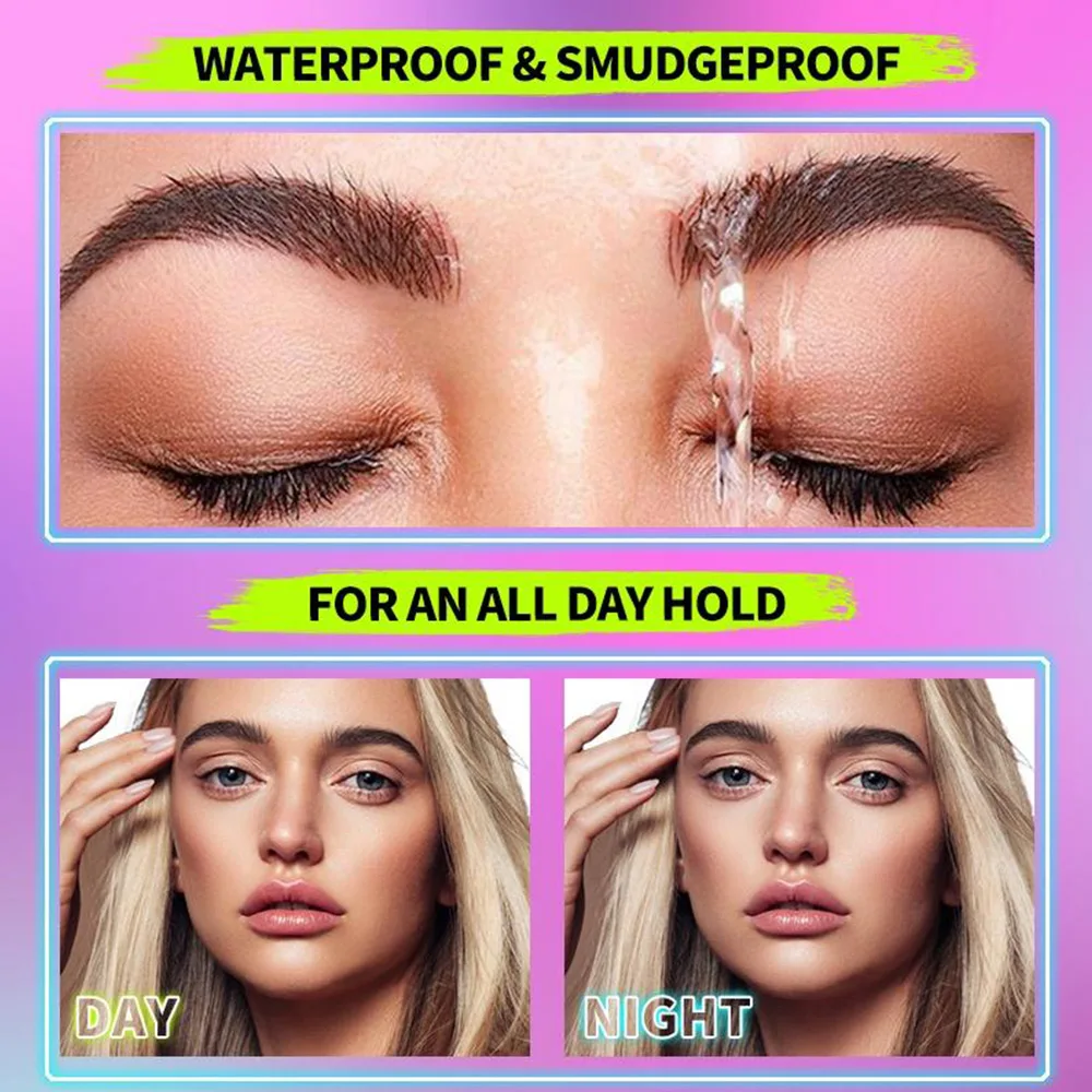 ナチュラル防水液体染色眉毛クリーム汗防止色あせなし眉毛ティント長期的な眉毛クリーム