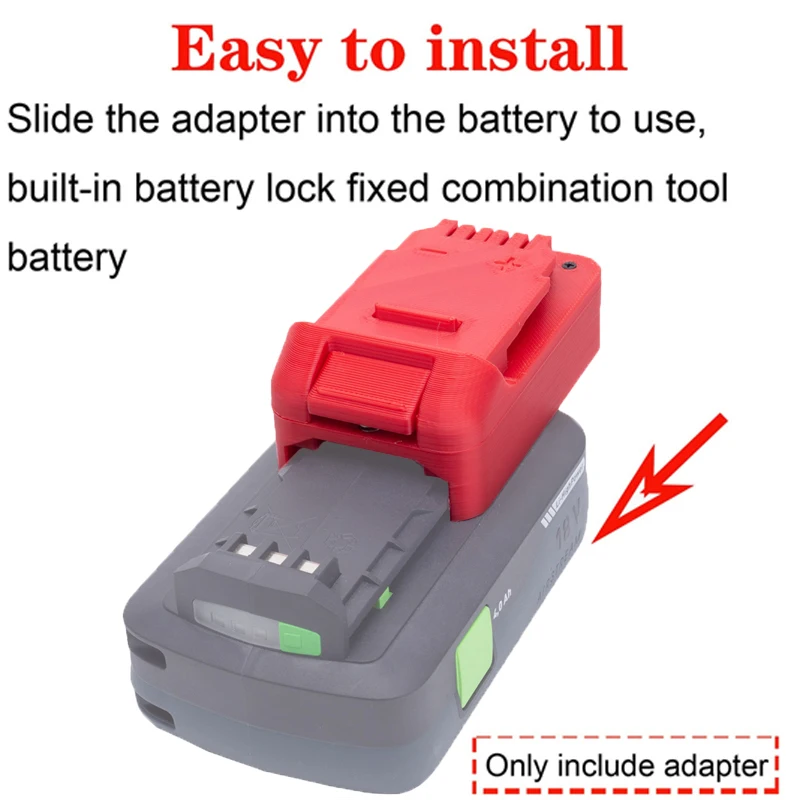 Battery Adapter for DeWalt 18/20V Li-Ion Tools Converter to Festool AIRSTREAM 18V Li-Ion Battery Adapter Power Tool Accessory