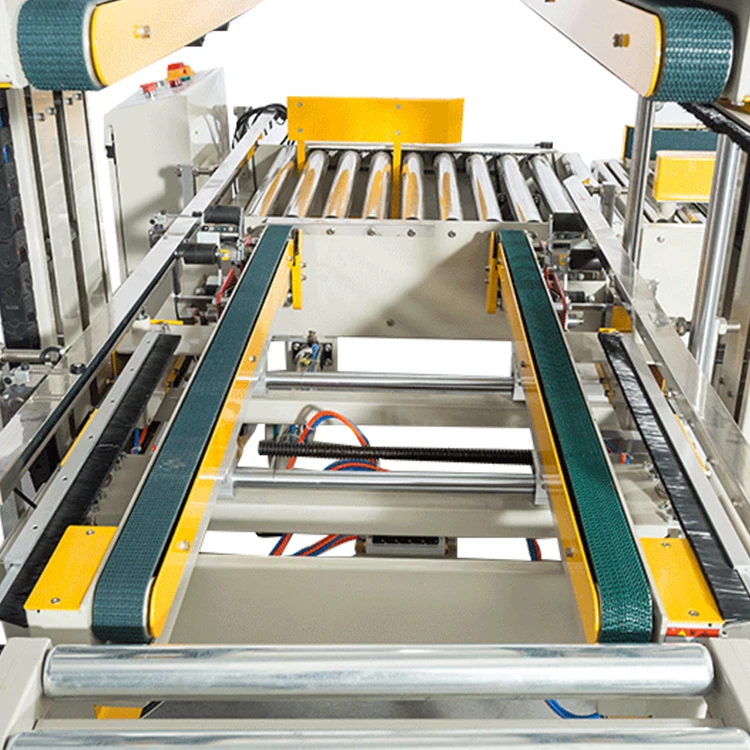 DPH-50 Carton Packaging Box Machine Automatic Top Bottom Corner Edge Tape Carton Sealing Machine