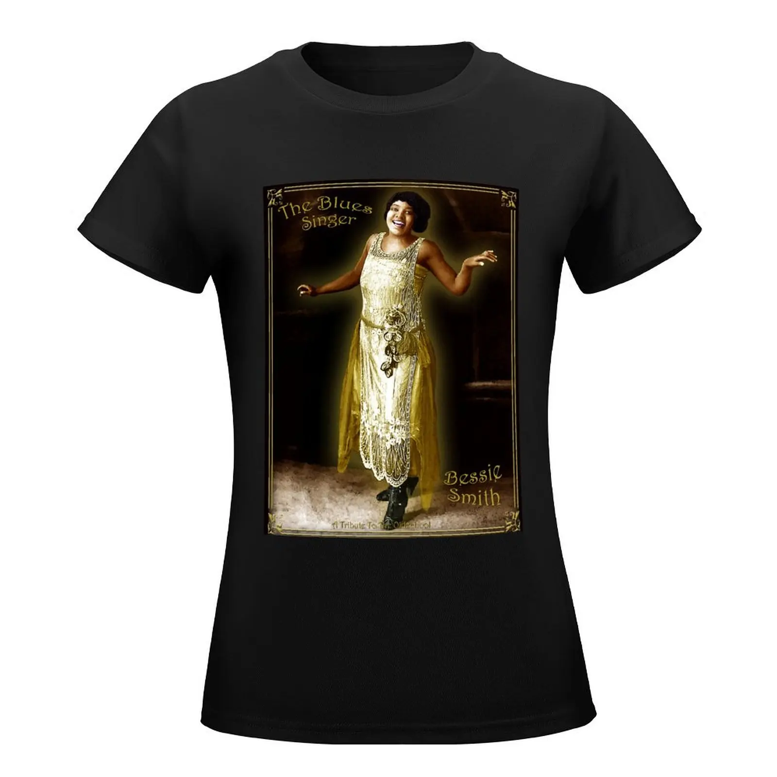 Bessie Smith The Blues Singer D-1 Poster T-Shirt new edition plus size tops spring clothes Women 2024