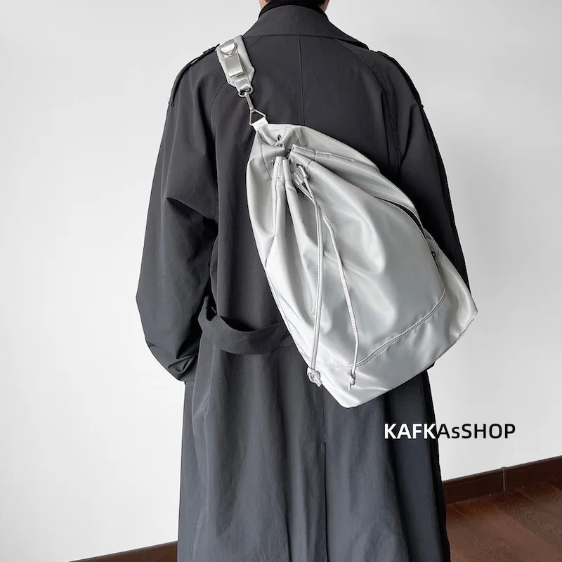 UMI MAO Eine Schulter Reise Rucksack Mehrzweck Wasser Eimer Buch Tasche Männer Frauen Paare In Korea Einfache Trendy