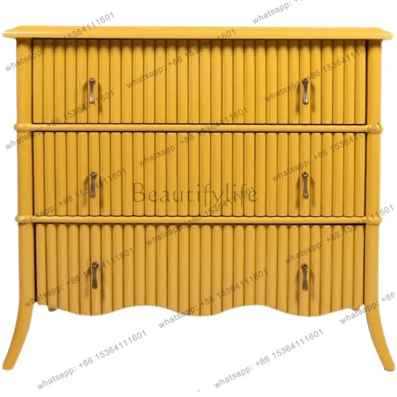 

2026 American light luxury chest of drawers/bedroom bedside/storage, chest of drawers