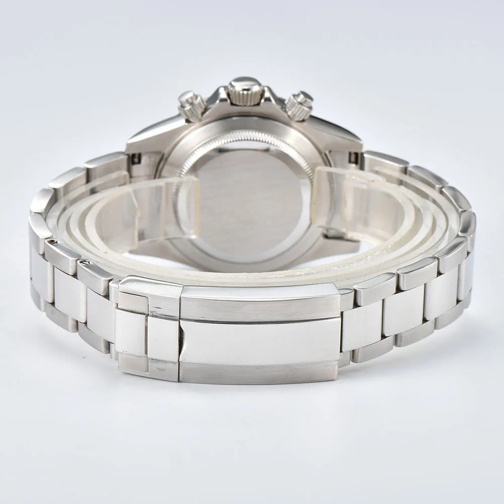 39mm men's custom watch VK63 movement quartz chronograph sapphire glass luxury business VK63 men's watch water resistant 10Bar