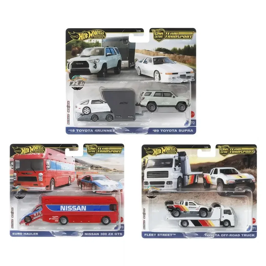 Mattel Hot Wheels 1:64 Team Transport 2024 FLF56 D Mix 4 1/64 Collection Diecast Vehicle Model Toys Gift