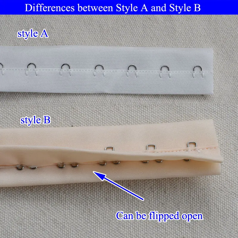 Pair Single Hook and Eye Tape Trim for Sewing Quilting Corset Bra Renaissance Dance Bridal Costumes, DIY clothing accessories image 5