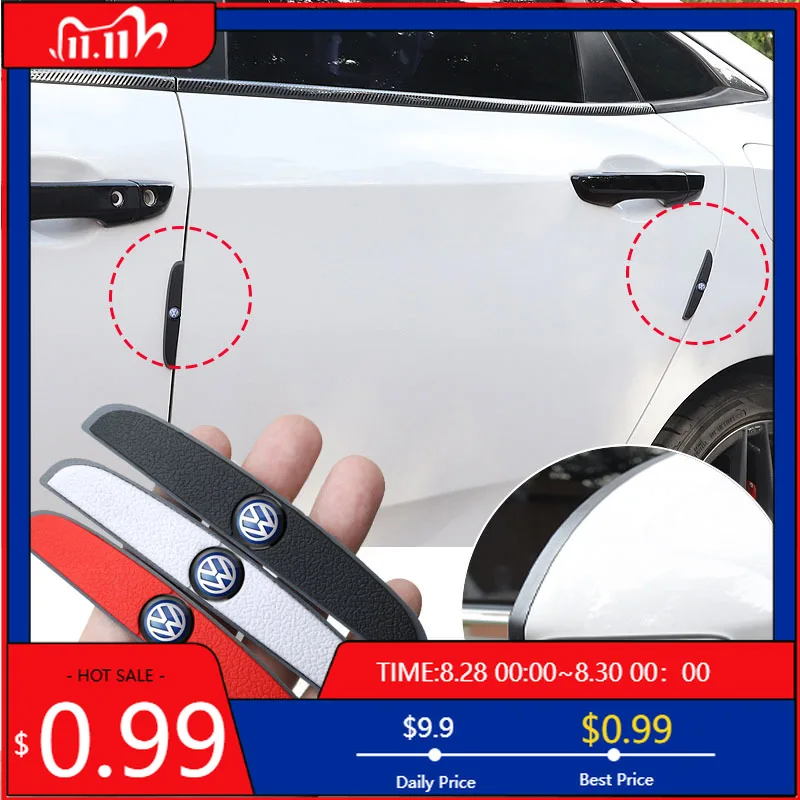 

Колпаки ступицы, 1 комплект, автомобильная защита от столкновений, 3D наклейка, декоративные аксессуары для Volkswagen VW RLine R Golf Amarok Phaeton