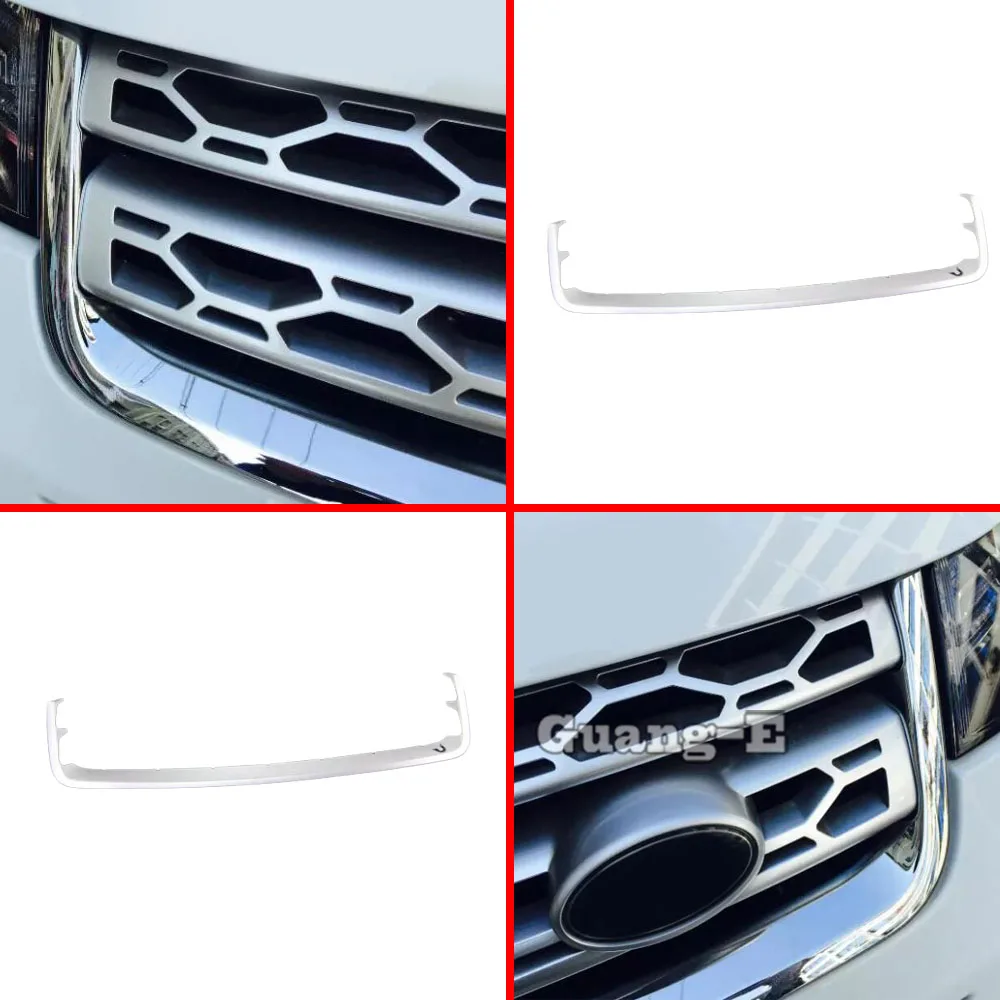 Car Protect Detector ABS Trim Front Up Head Grid Grill Grille Panel 1pcs For Land Rover Discovery Sport 2015 2016 2017 2018 2019