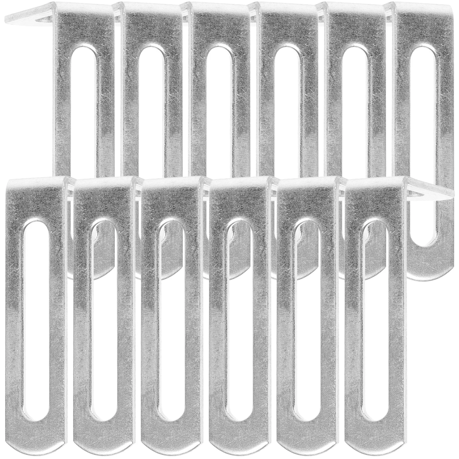 

20Pcs L Brackets Iron Corner Brackets Rust Proof Heavy Duty Right Angle Braces for Wood Furniture Shelves Cabinet Support