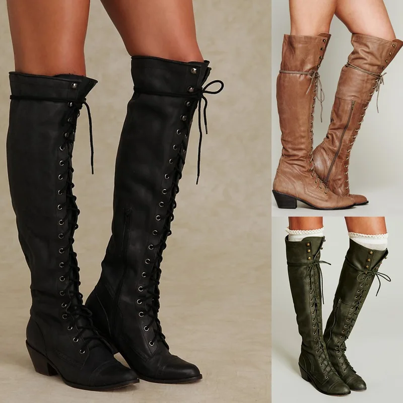 

Women's Rubber Boots Zipper Female Shoes Winter Footwear Boots-Women Round Toe Luxury Designer Sexy Thigh High Heels High Sexy R