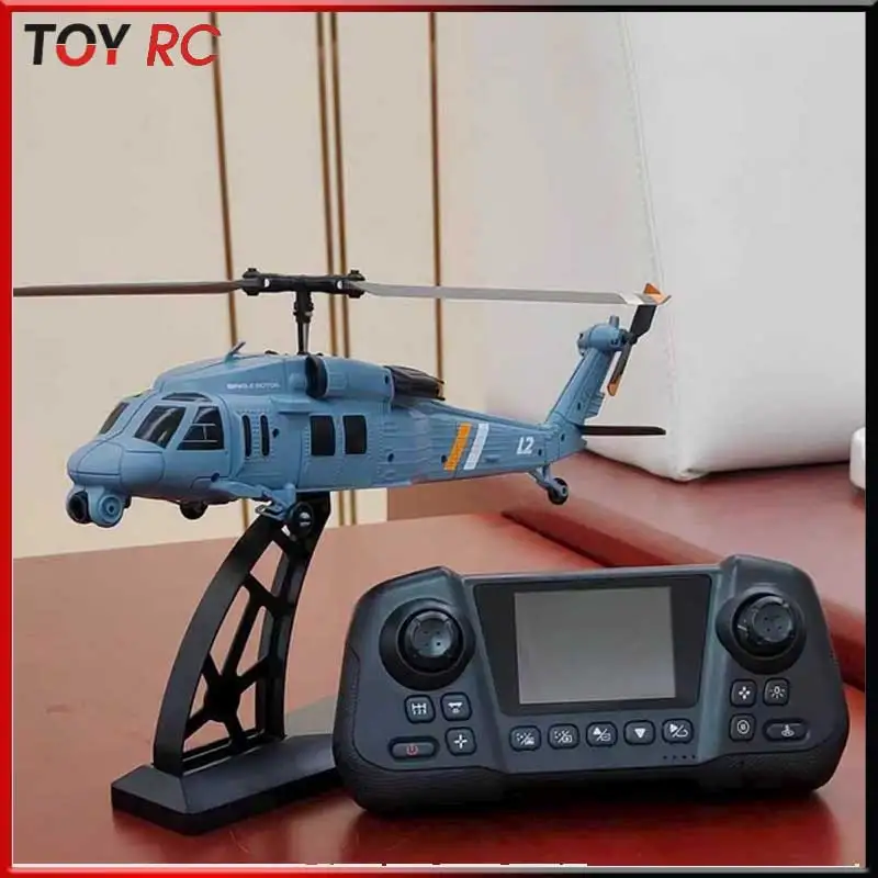 Remote Control 4drc Single Propeller Helicopter Apache Remote Control Plane Toy For Boys And Children Birthday Gifts