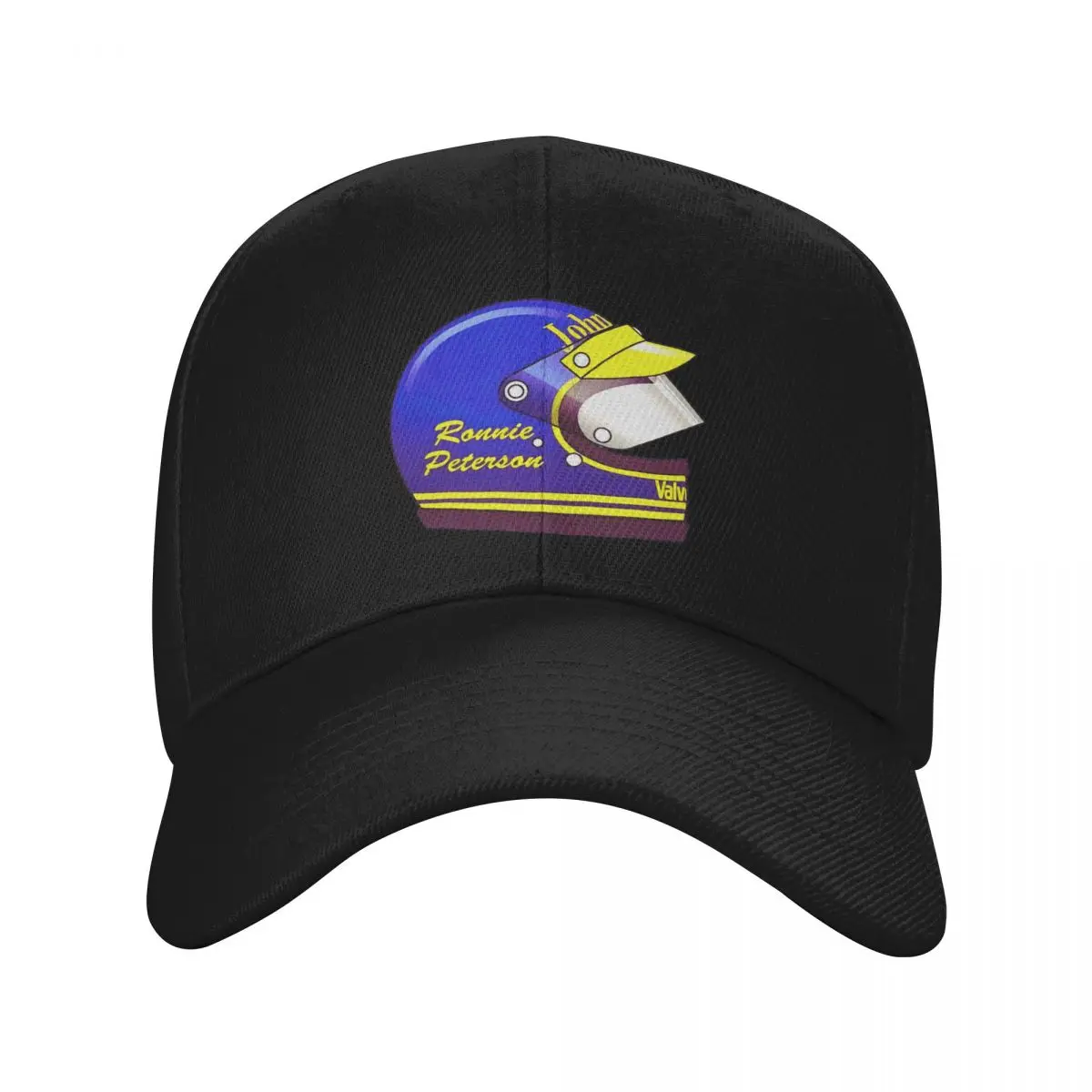 Ronnie Peterson crash helmet Baseball Cap Fishing cap hats for men Men's Luxury Women's