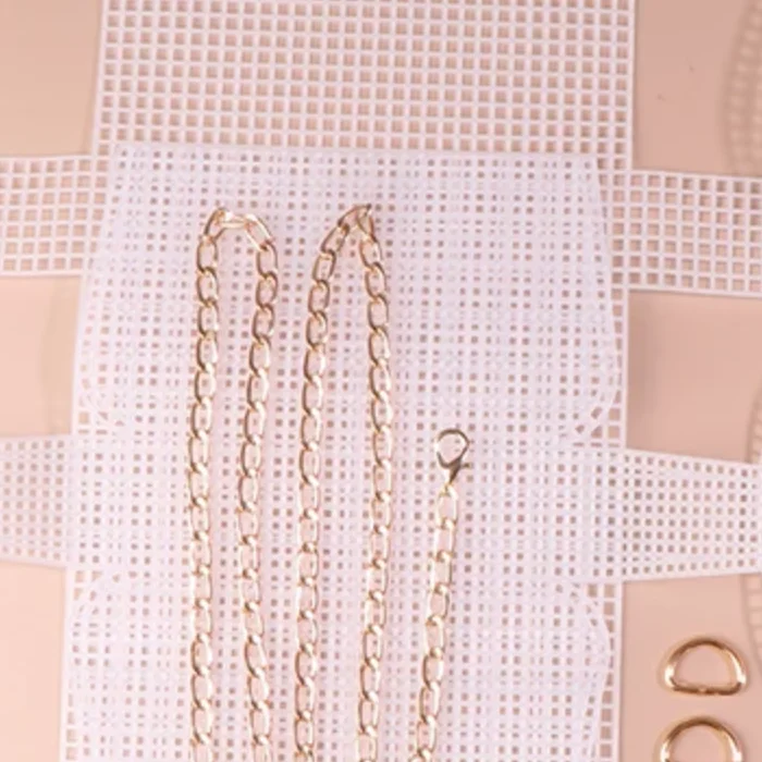 Handy DIY Bag Accessories - Plastic Mesh Weaving Grid Kit