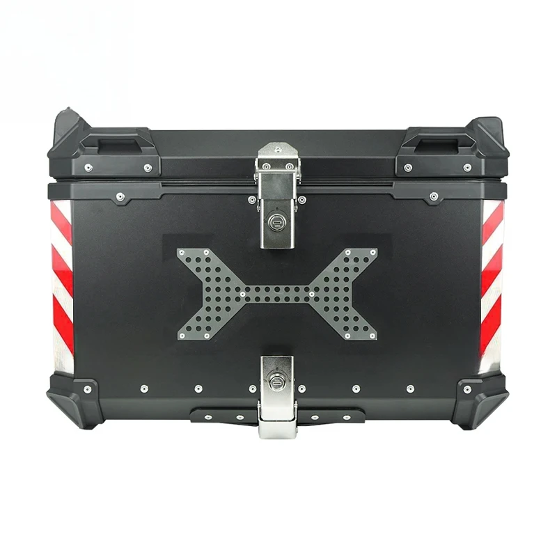Factory Direct Hot Selling 55L Super Large Capacity Aluminum Motorcycle Tail Box