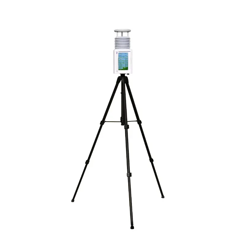 Portable weather station, wireless multi-parameter temperature and humidity movable