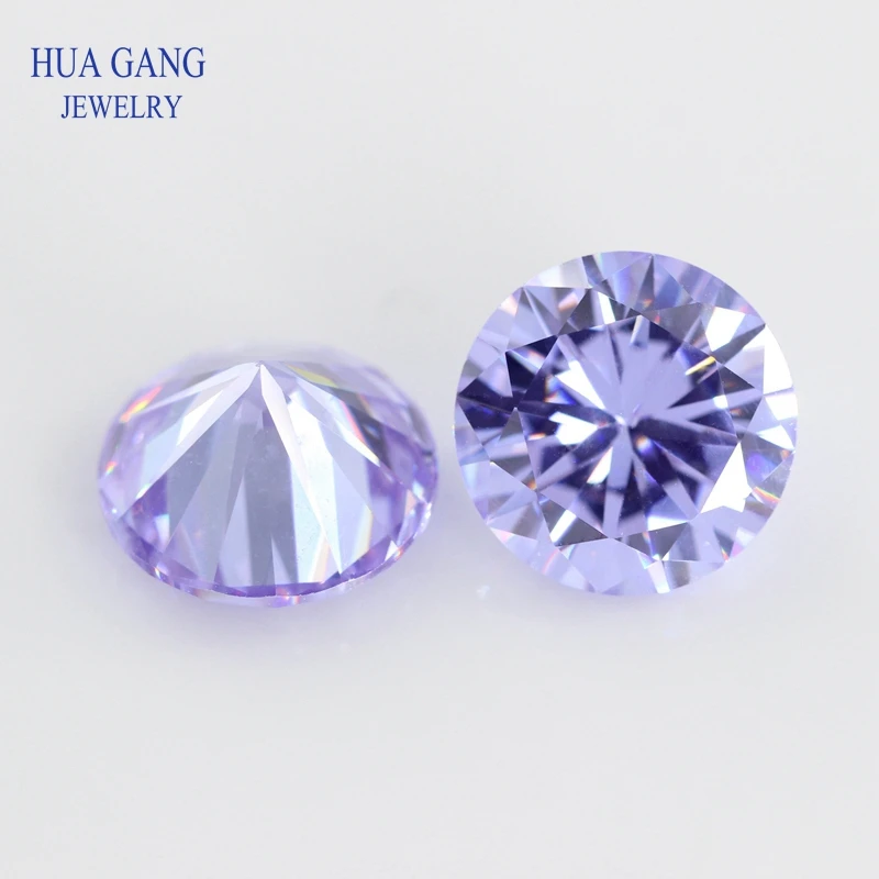 12 birthstone colors Stone Round Loose Cubic Zirconia Stone Synthetic Corundum Synthetic Spinel