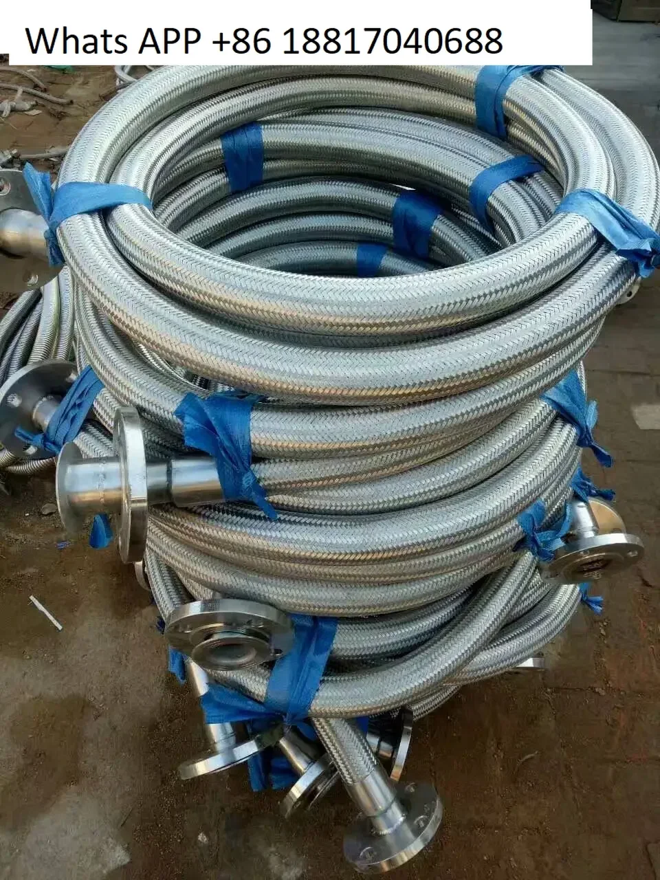 DN50/40 low-temperature liquid guide pipe LNG natural gas unloading hose