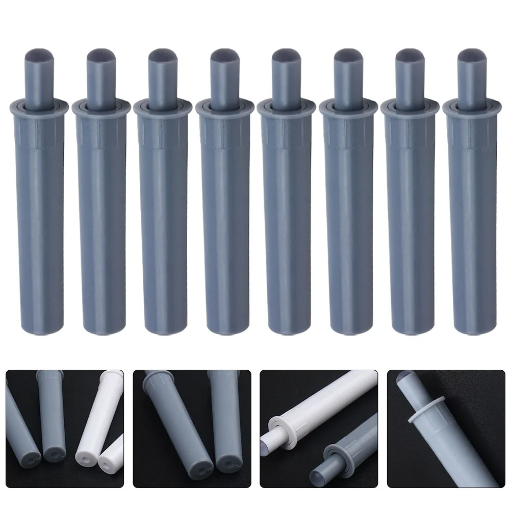 8 Pcs Sliding Door Buffer Antifluctuator Stopper Anti-collision Device Accessories Abs Plastic