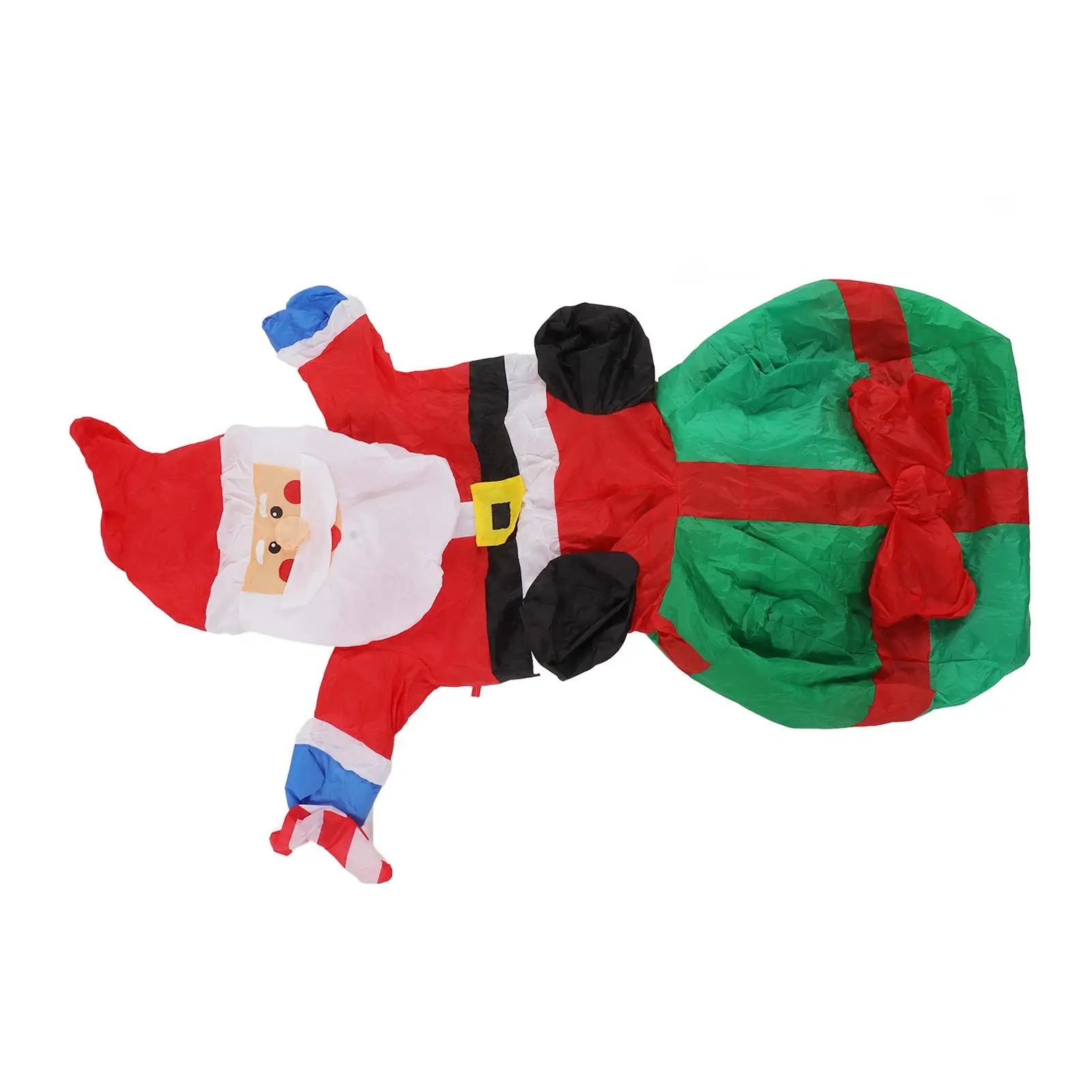 6ft Inflatable Santa Decoration with Built-in Fan - Reusable, Bright Color, 100-240V for indoor Use