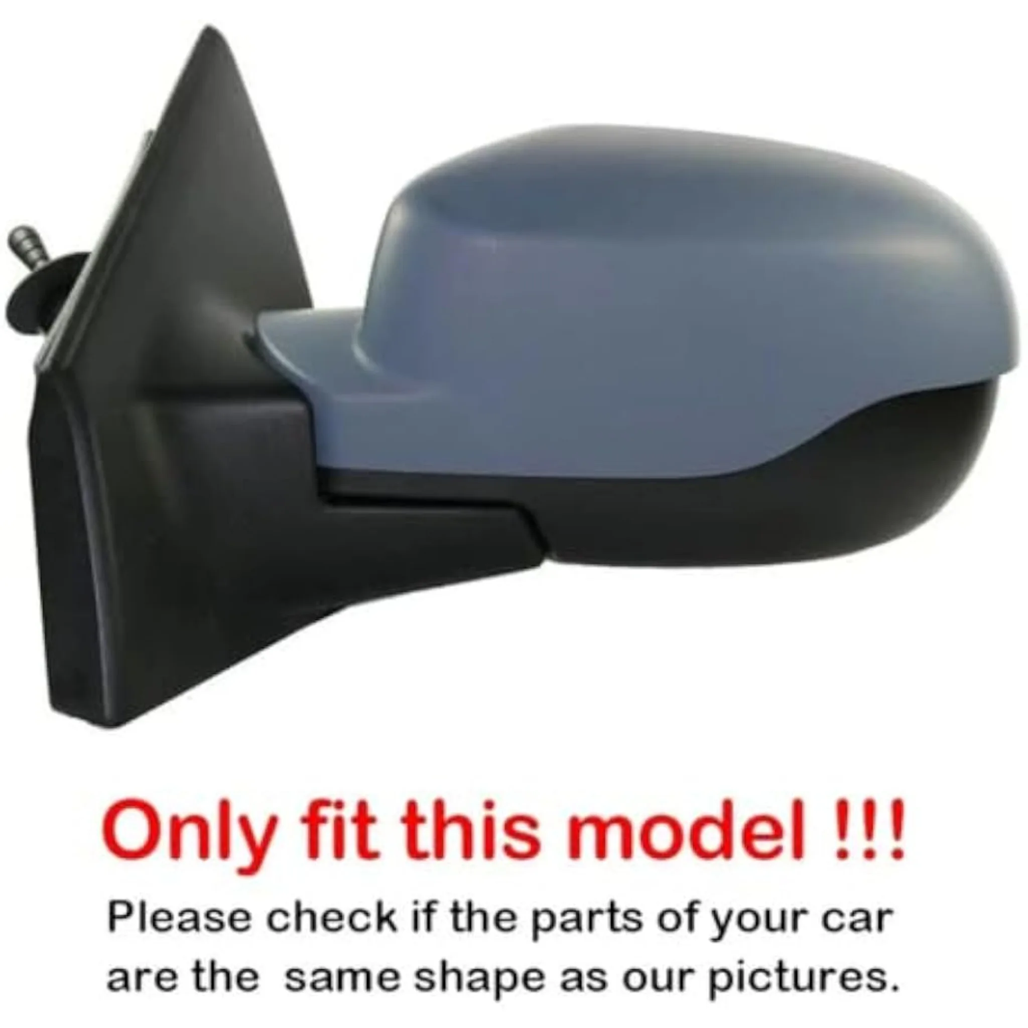 For Renault Clio III MK3 Phase 2 05/2009‑11/2012 Carbon Fiber Style ABS Side Mirror Cover Caps Rearview Mirror Trim