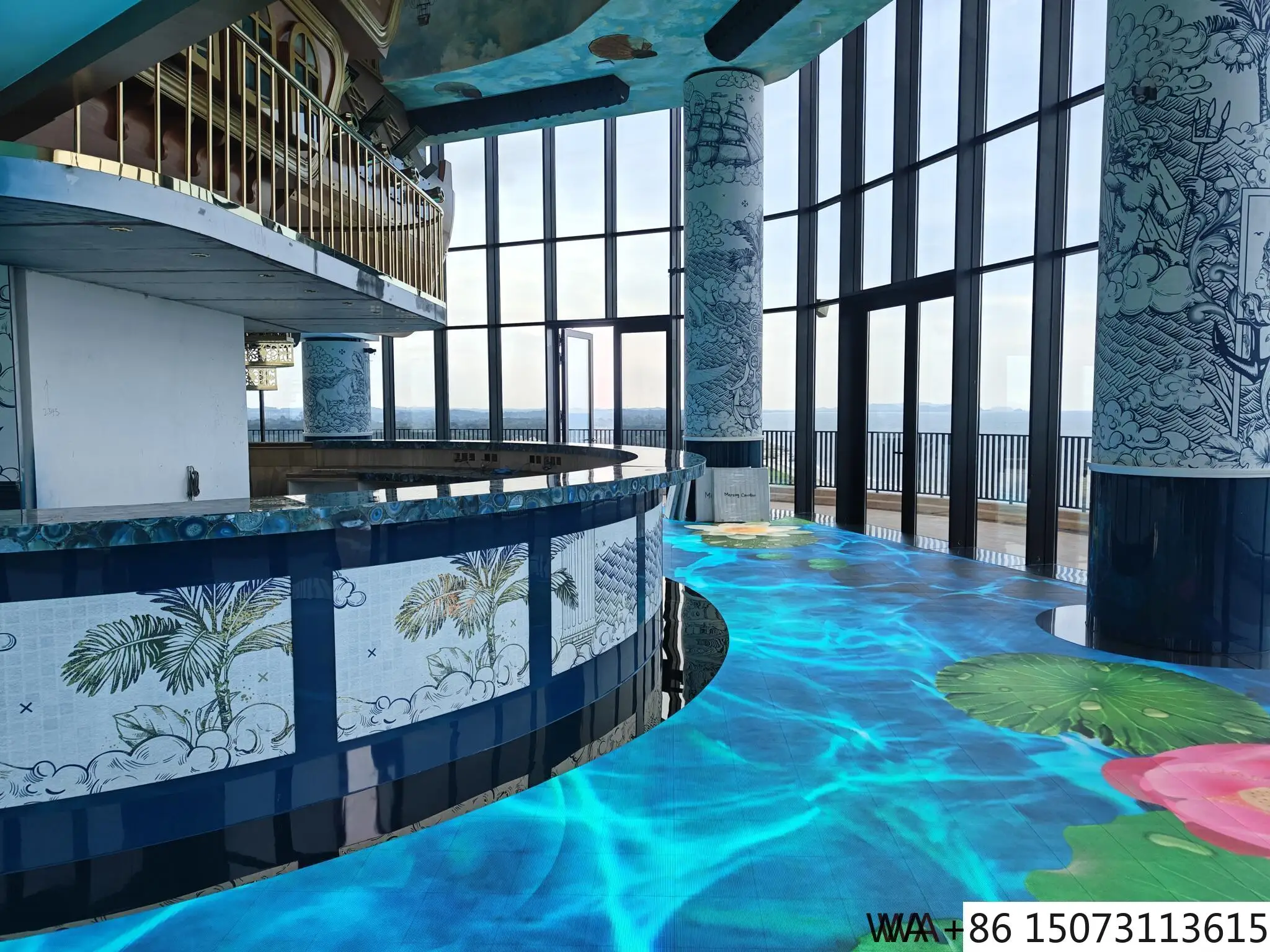 Indoor P3.91 LED Dance Floor - High Brightness Interactive Floor Display