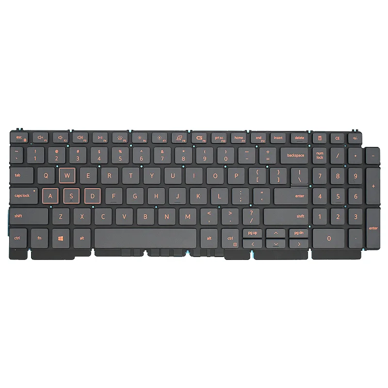 New US Russian Laptop keyboard For Dell G15 Ryzen Edition G15 5510 5511 5515 5520 5525 5521 5530 English Laptop