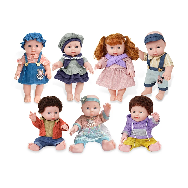 12 inch 30 cm pop met kleding realistische babypop voor kinderen schattige baby calmin pop beweegbaar poppenhuis verjaardagscadeaus kinderspeelgoed