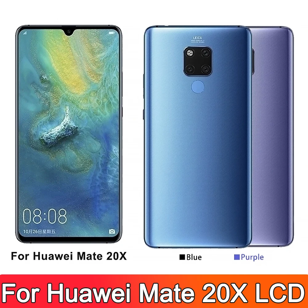 For HUAWEI 7.2\'\'Mate 20X For Mate 20 X EVR-L29 AL00 TL00 LCD Display Touch Screen Digitizer Assembly Replacement