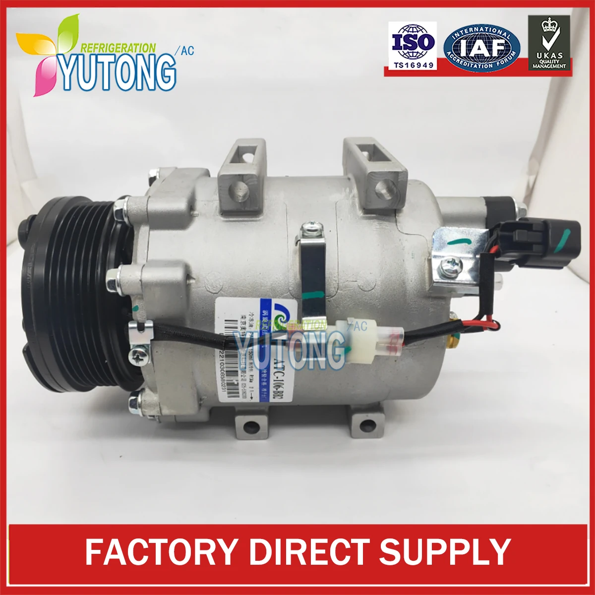 ATC-106-BB0 AC compressor for Chery A3 1.6/Tiggo3 NCV 1.6 auto air conditioning parts