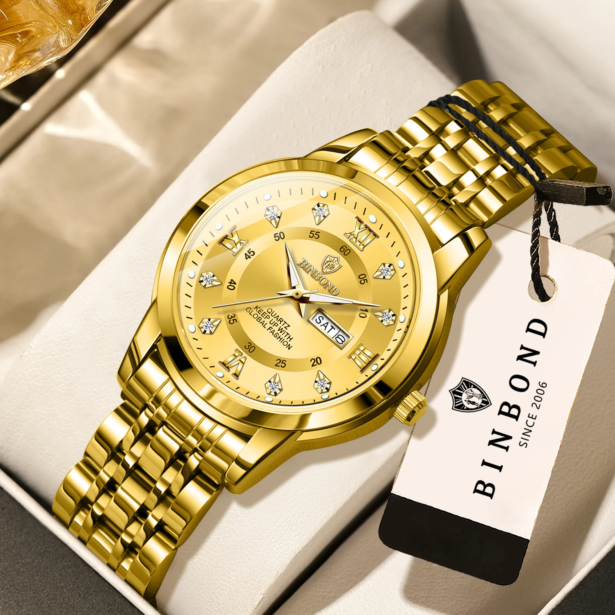 Men's Original Quartz Watch, Waterproof Luminous Design