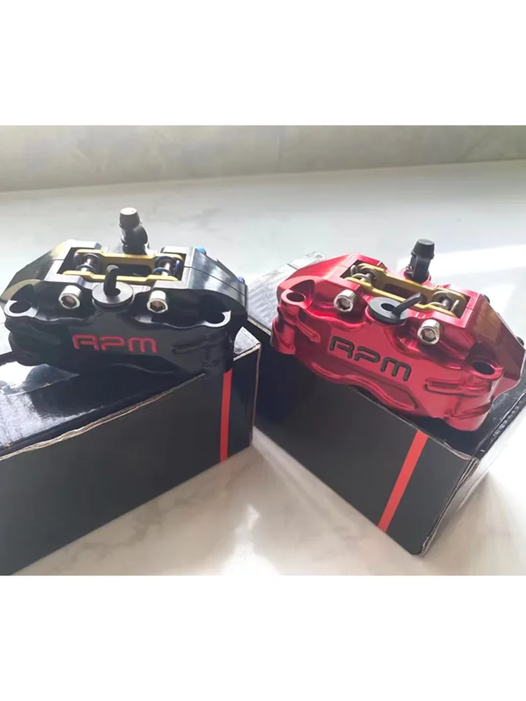 AliExpress LAPSBIKE Universal CNC RPM Motorcycle Front Rear Brake Caliper 4piston 82mm Mounting For Honda Yamaha Scooter Rsz Force Jog Dirt Bike