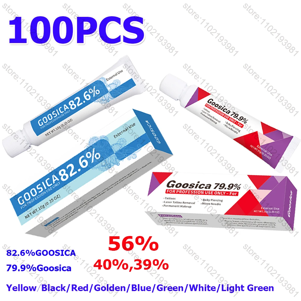 

100PCS 82.6% 79.9%GOOSICA 56% 40% 39%17color multiple choice Tattoo Cream Before Permanent Makeup Body Eyebrow Lips Liners 10g