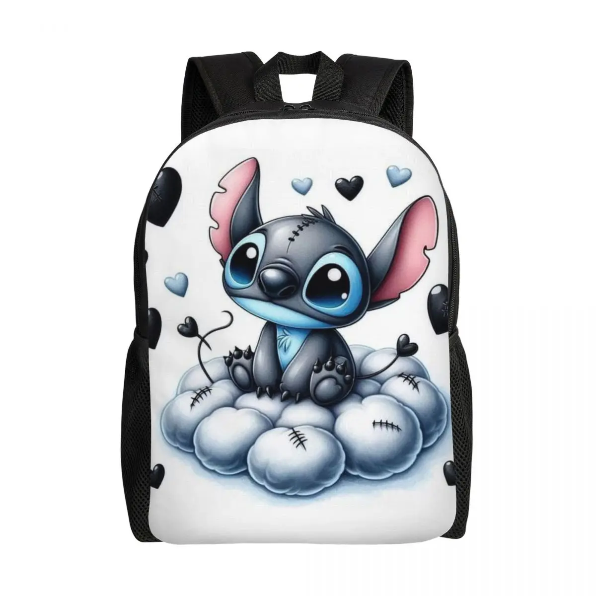 

Custom SLilo And Stitch Cartoon Laptop Backpack Women Men Casual Bookbag for College School Student Anime Bags