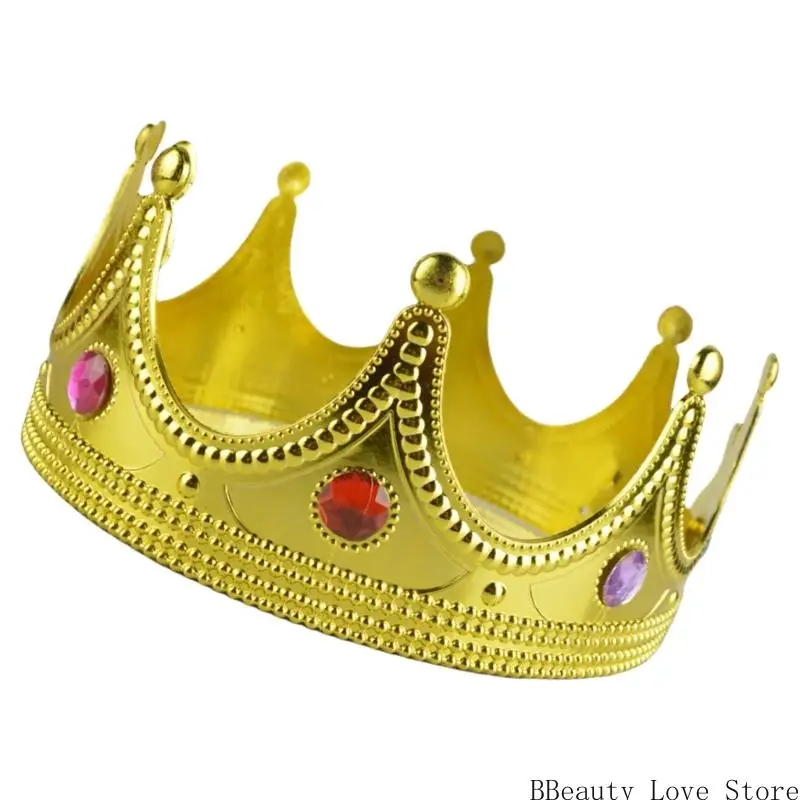 Principato Cappello Crown Crown Cappello Crown Golden King Crown Crown Accessorio per copricapo Principocommetti.