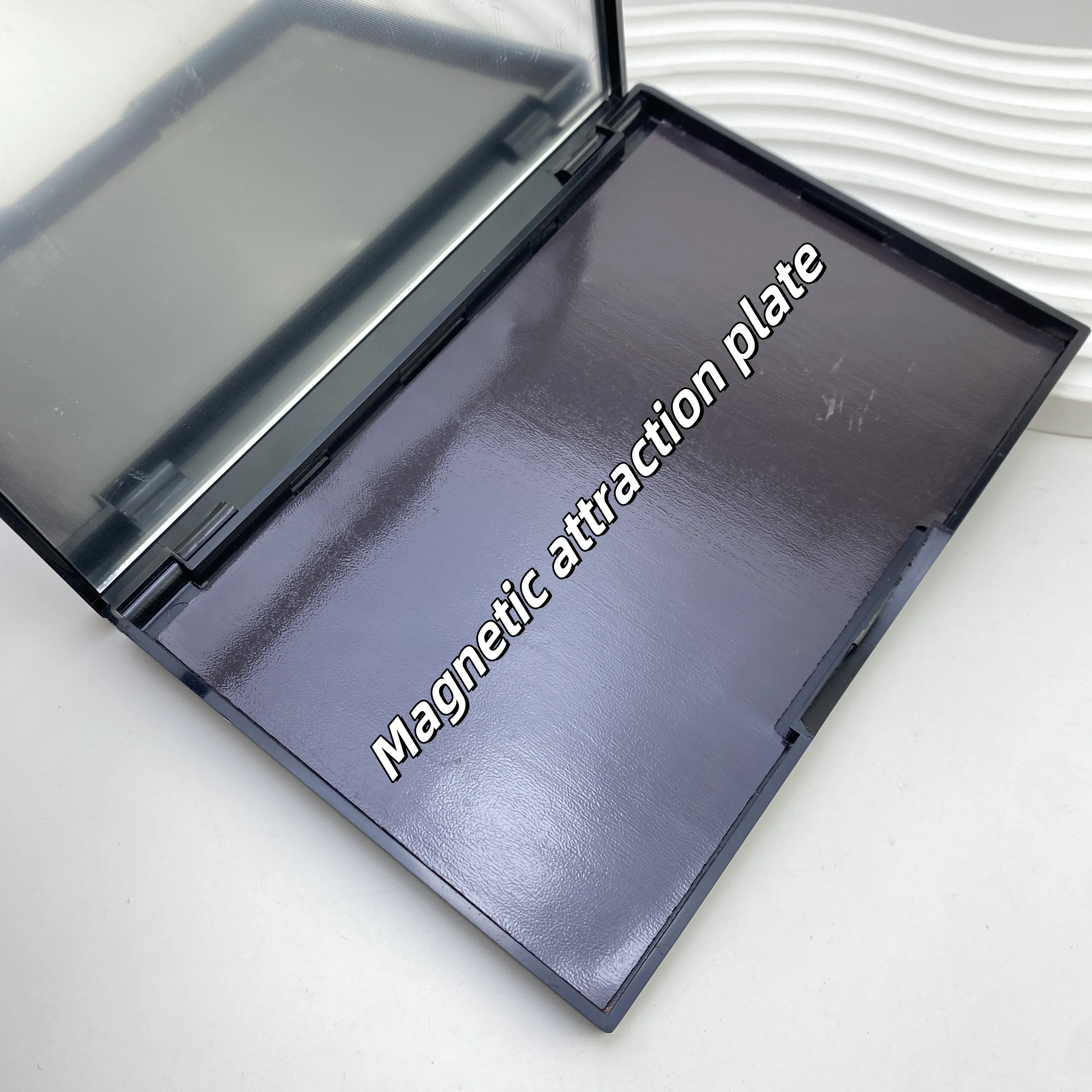 A159 Scatola magnetica per ombretto abbinata gratuita di grandi dimensioni Evidenzia tavolozza combinata per trucco fard