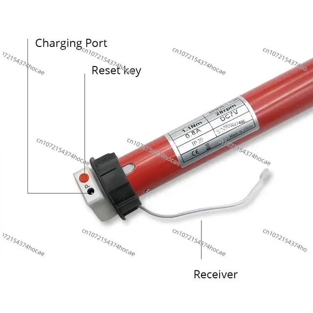 Smart home electric roller shutter silent 25mm tubular motor silent motor remote control