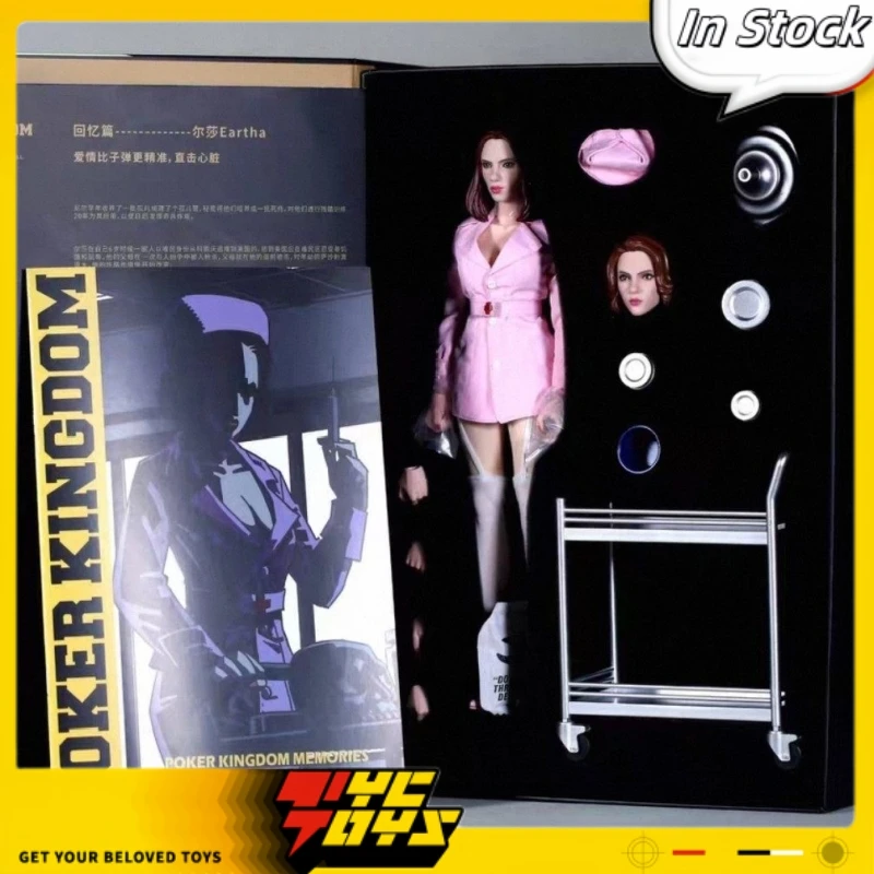 

TYCTOYS подлинная фигурка DAMTOYS в масштабе 1/6 Eartha из «Poker Kingdom: Memoirs» GK004MX-A B, модель игрушки, орнамент