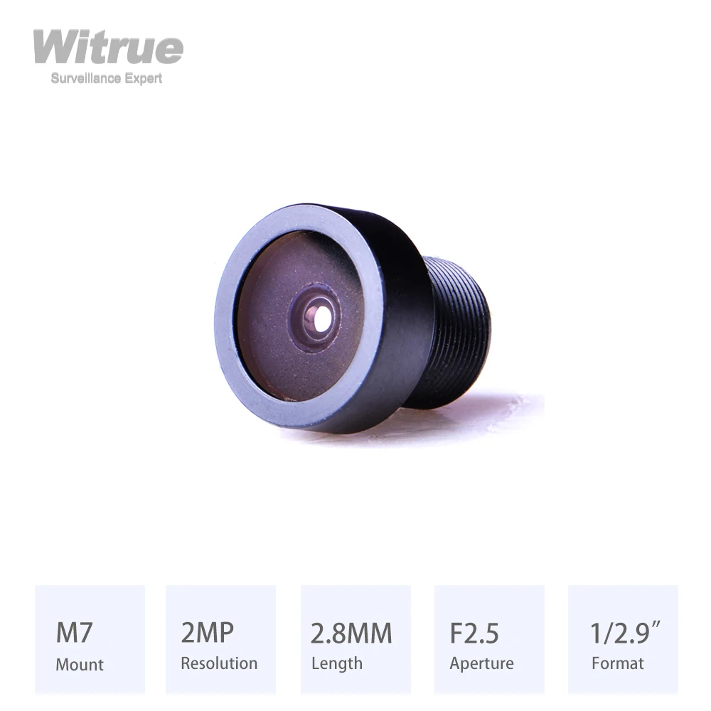 Witrue-m7 * p0.35 cctvレンズ,2.8 HD,1080p,絞り値f2.5,1/2.9 ",650nm付き,ミニ監視用セキュリティカメラ