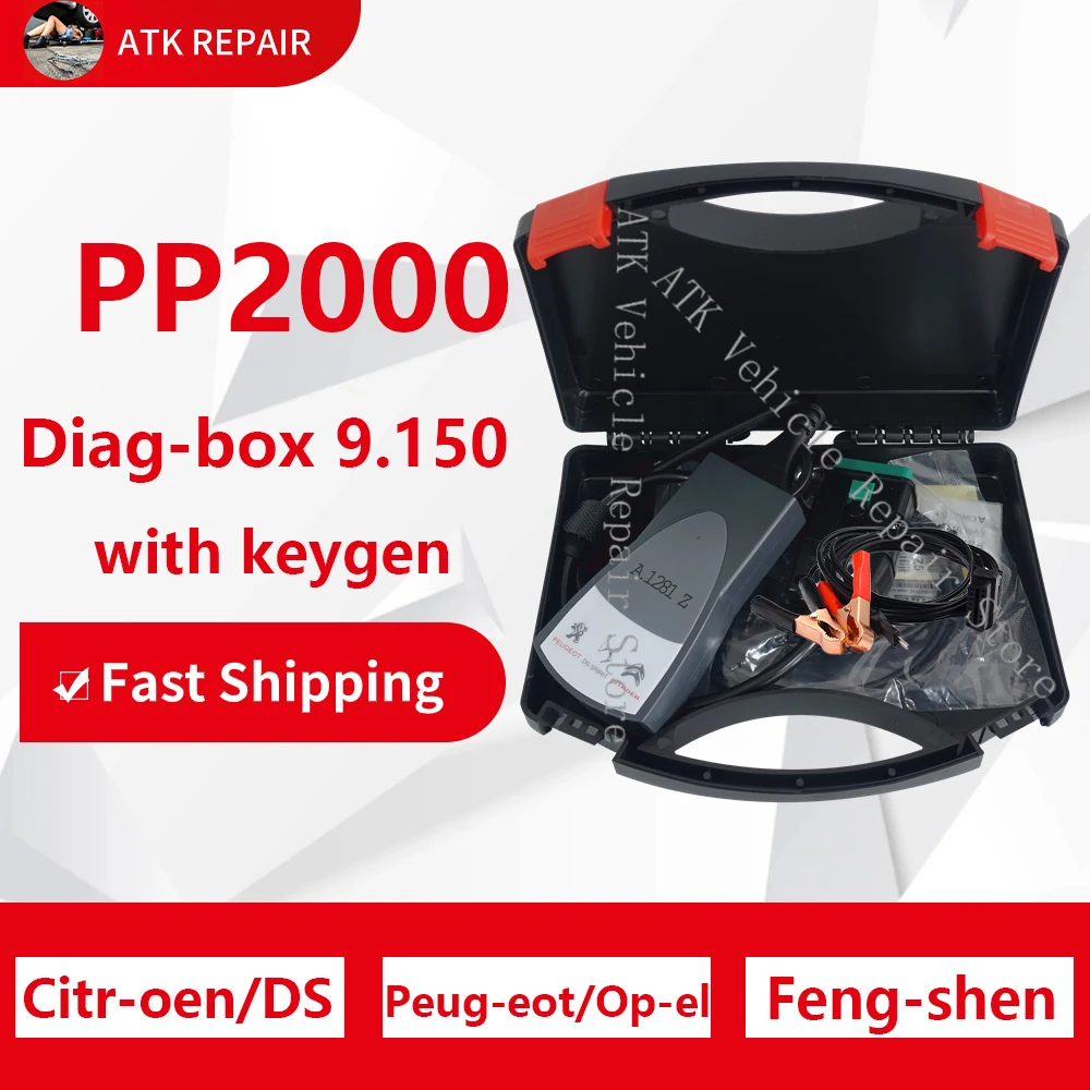 2024 Le-xia 3 j2534 PP2000 Di-agbox V9.150 OBD2 Scanner Le-xia3 For Citr-oen/Peu-geot Replace Full Chip Le-xia Diagnostic Cable