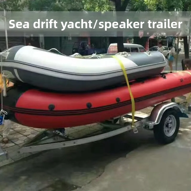 مقطورة قارب الاعتداء FRP قارب الاعتداء، قوس بقعة المطاط قارب مقطورة الرف #5