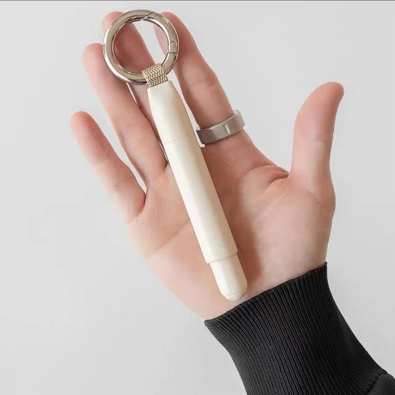 uni Knot Outdoor Ballpoint Pen Built-in Detachable Metal Climbing Carabiner Keychain Pocket Pen for Travel,Hiking Camping