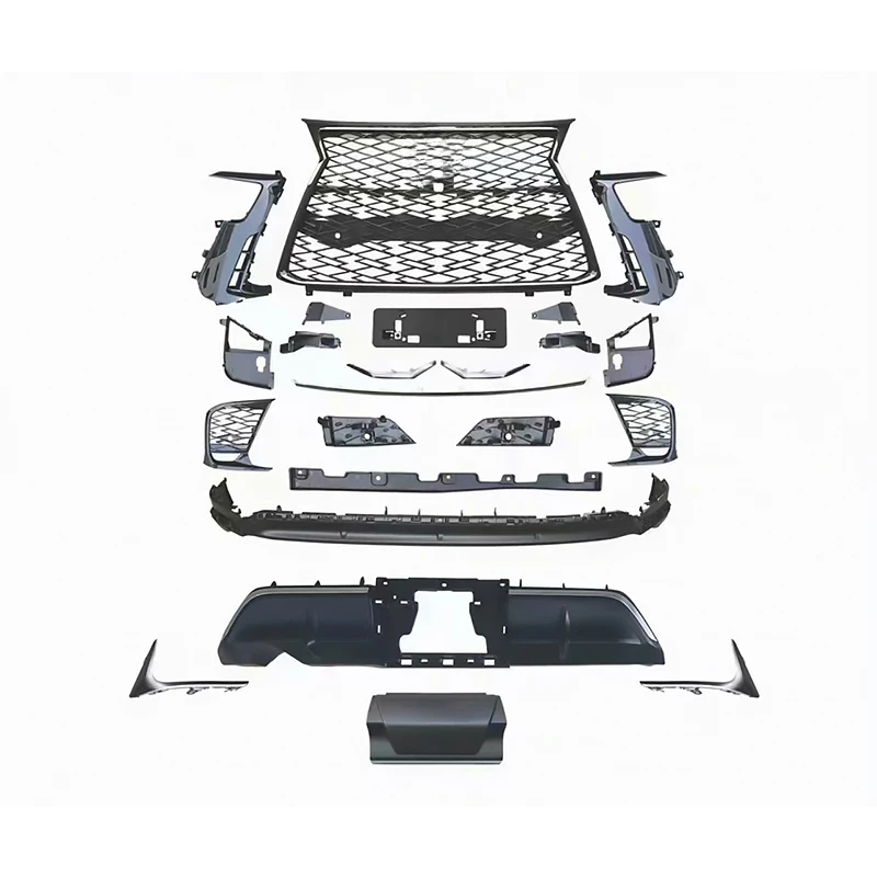 High Quality 2022+ LX500D LX600 Facelift Body Kit Upgrade To LX600 Sport Style Front Bumper Exterior Modification Accessories