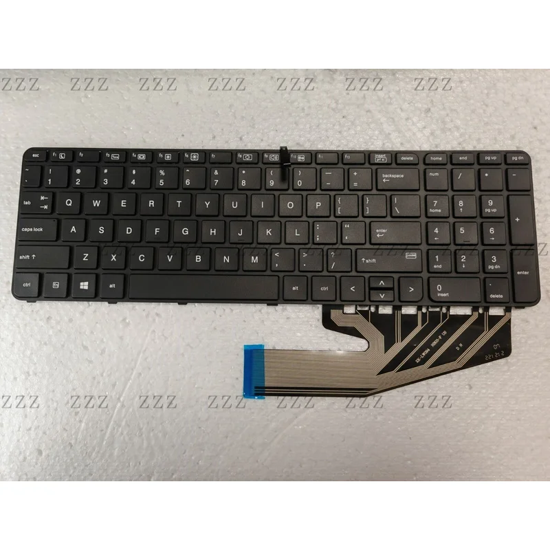 ZZ FOR HP ProBook 450 G3 G4/455 G3 G4/470 G3/470 G4 US Keyboard backlit no point