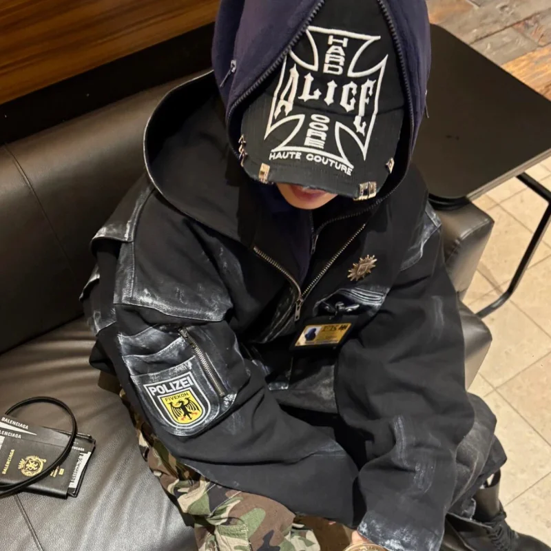 アリス-24ss-リベットベースボールキャップ-アサップコットン-ダックビルキャップ-ユニセックス-旅行に最適-ユーススタイル-その他素材-その他-キャップトップ