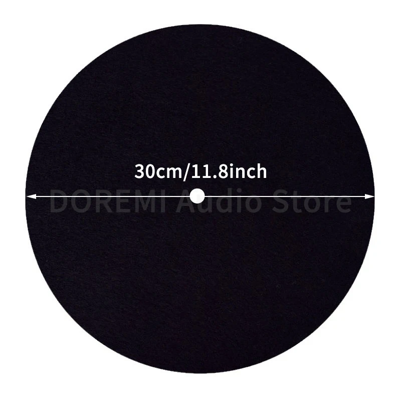 30CM Felt Vinyl Record Pad Shock Pad Turntable Anti-Static Anti-slip Protection Mat for LP Vinyl Record Players Accessories ﻿