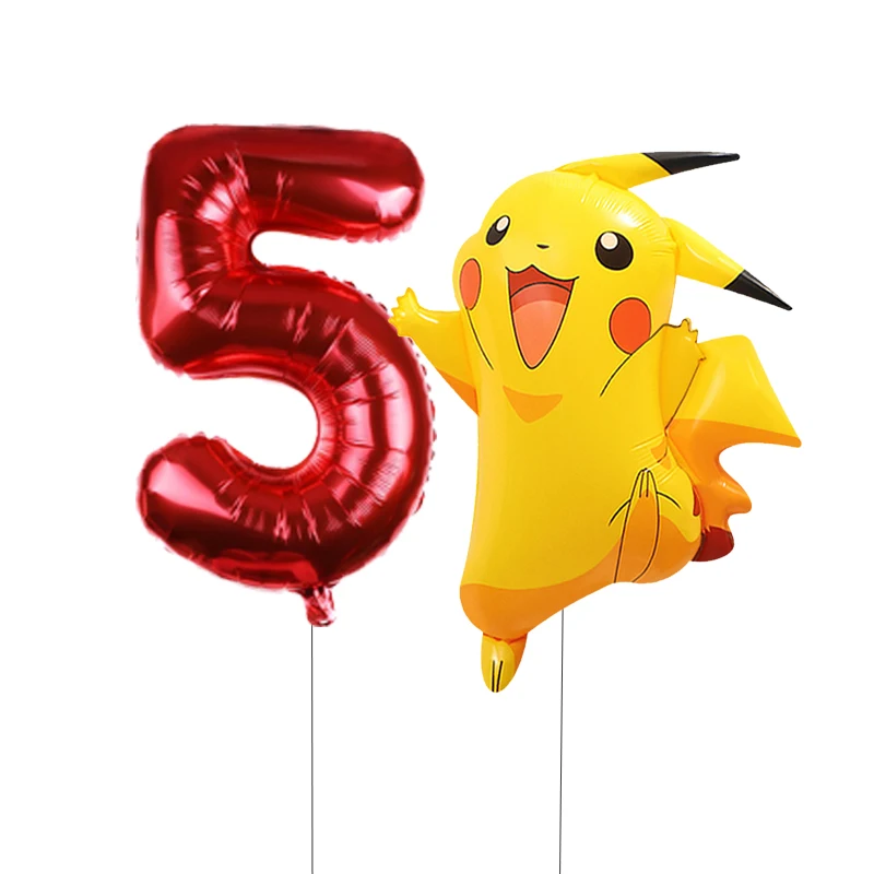 Liebliches Pikachu-Themen-Party-Ballonset Geburtstags-Dekorations-Ballonkit Party-Geschenke für Kinder – Detail 25