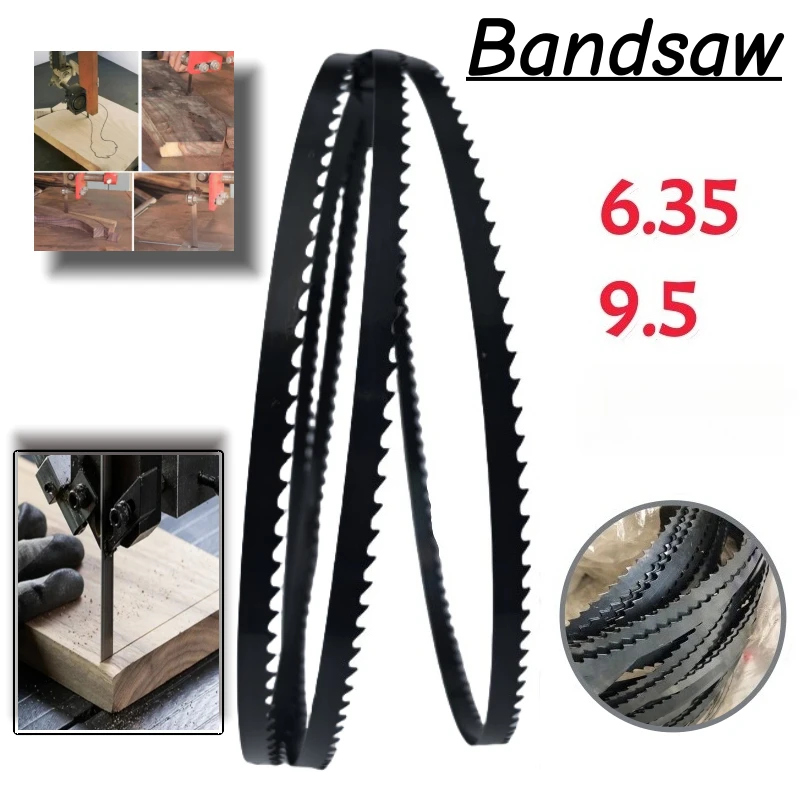 SK5 Material Quenching Band Saw Length 1575X6.35Wide and 9.5Wide for Cutting Hardwood and Softwood High Quality Woodworking Tool