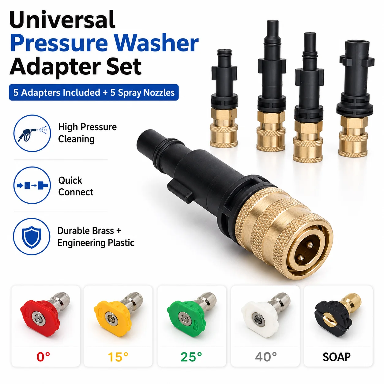 Pressure Washer Adaptor 1/4