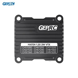 Geprc matenロングレンジレーシングドローン、送信機モジュール、fpv、1.2g、2w、vtx、25mw、2000mw、vtx、1080 mhz-1360 mhz